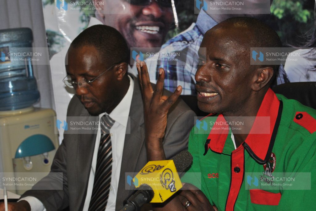 Press conference at Kenya Methodist University