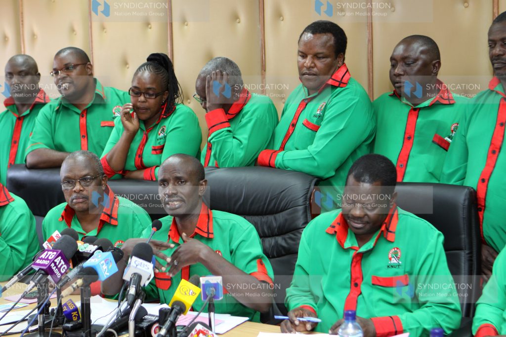 A meeting at the union's offices in Nairobi