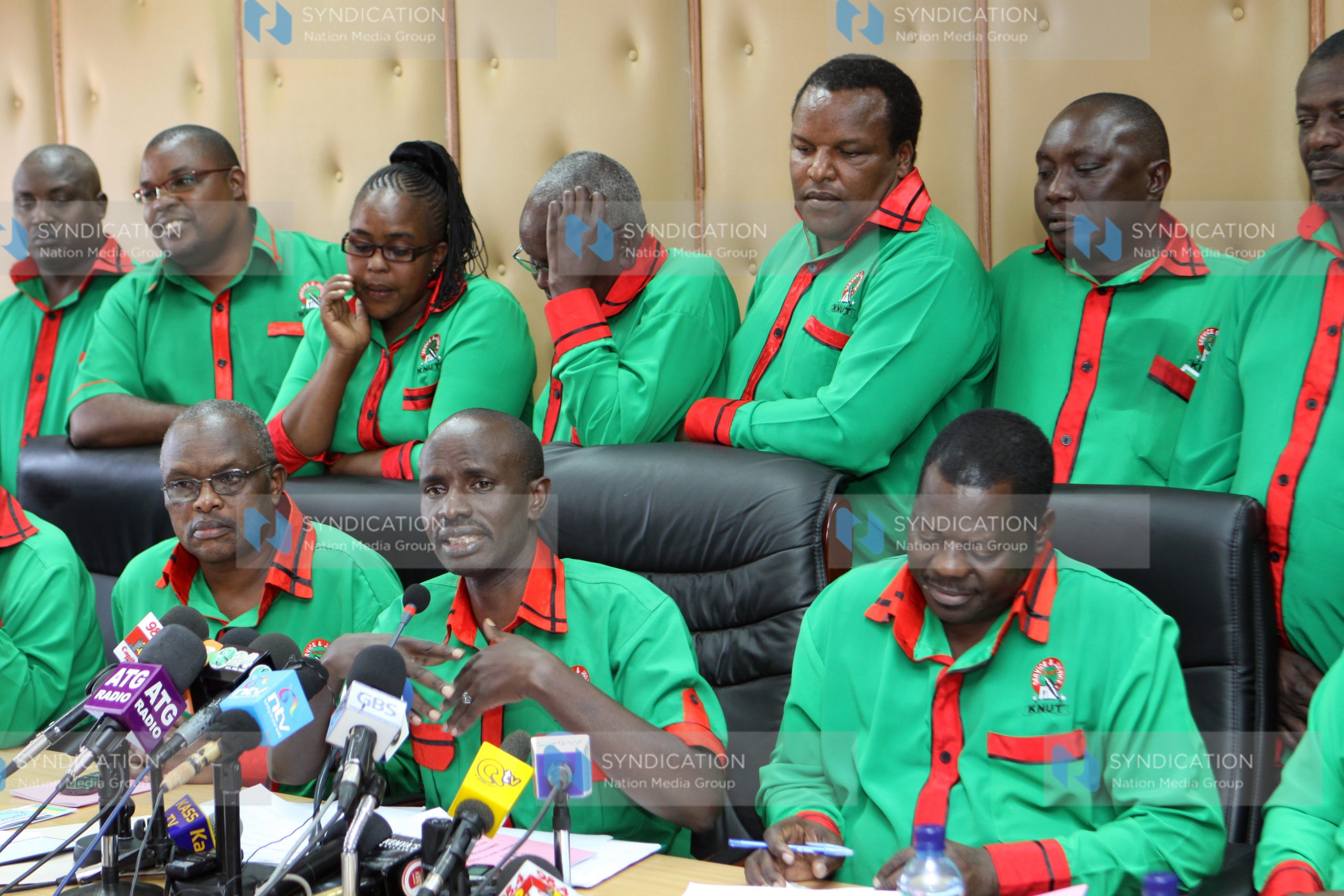 A meeting at the union’s offices in Nairobi