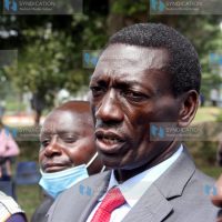 (KNUT) Secretary General Collins Oyuu briefs media