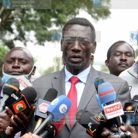 (KNUT) Secretary General (SG) Collins Oyuu briefs media