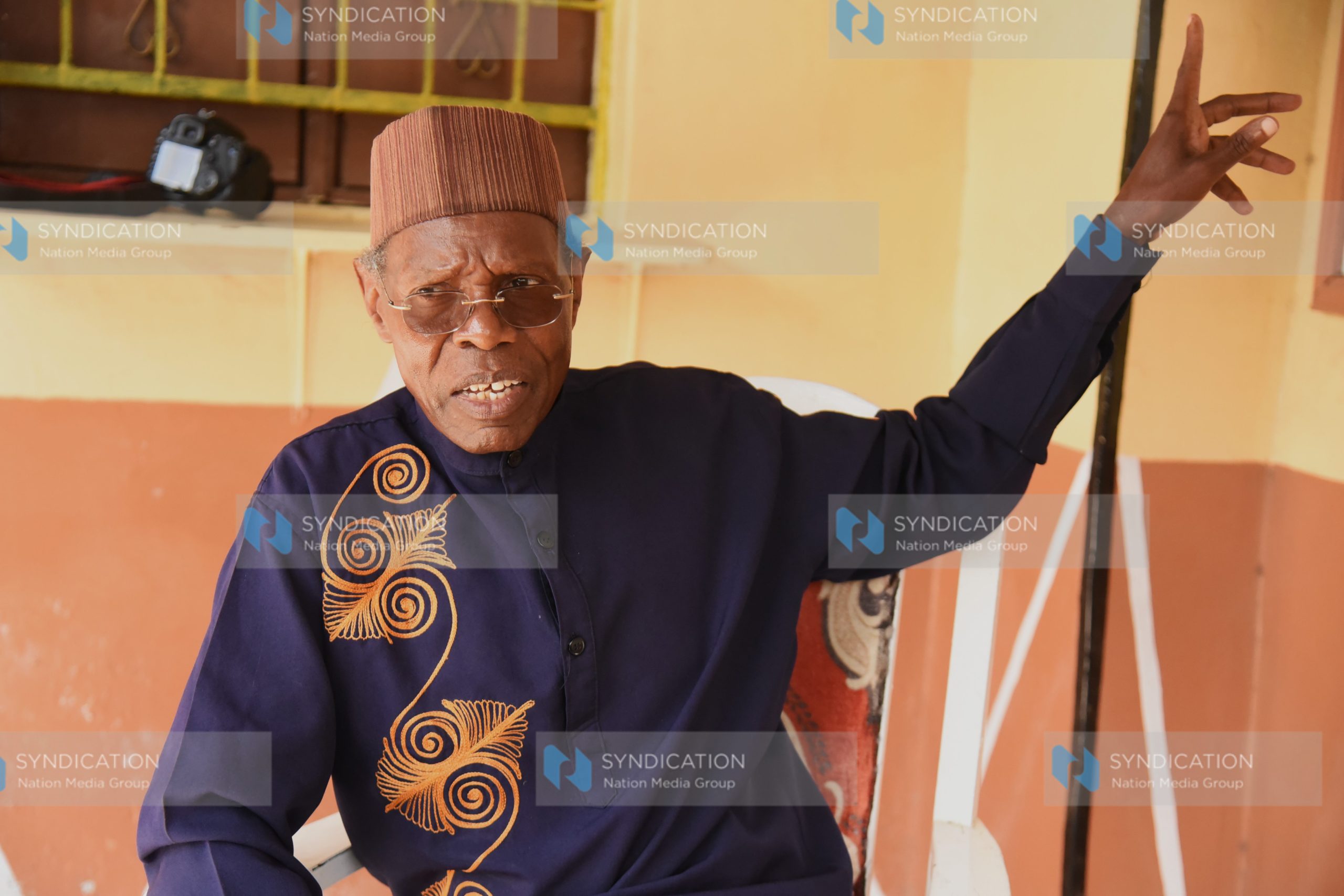 70-year-old Koigi Wamwere during an interview with The Nation