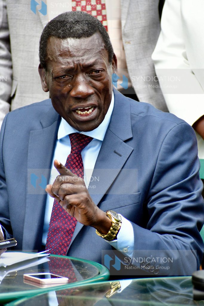 (KNUT) Secretary General Collins Oyuu