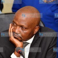 Gatundu South MP Moses Kuria in a pensive mood