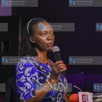 Narc Kenya Leader Martha Karua speaking