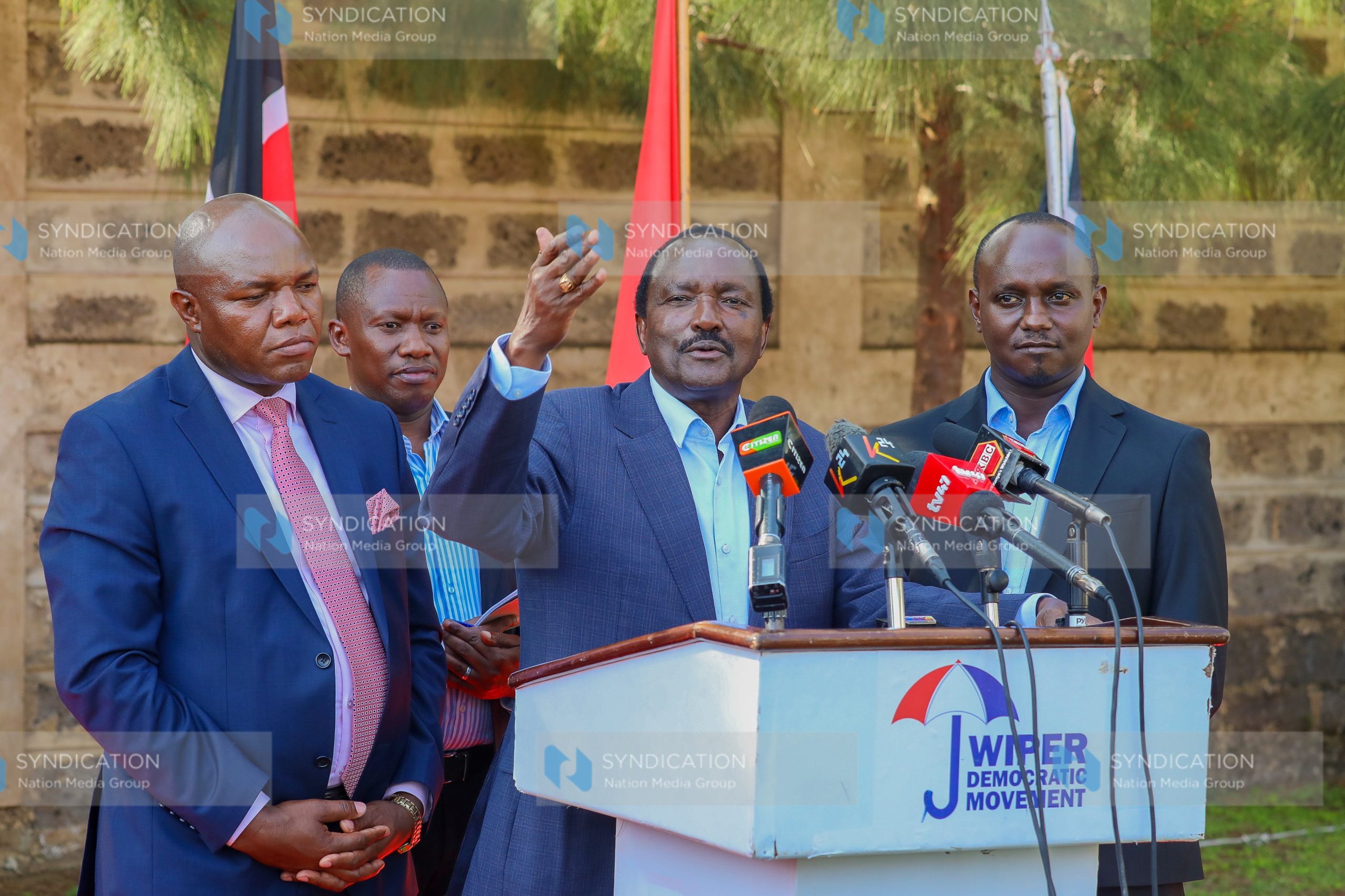 NEC meeting at the party headquarters