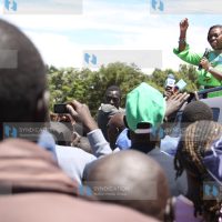 Martha Karua addresses members of the public in Iten town, Elgeyo-Marakwet County