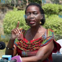 NARC-Kenya Party leader Martha Karua addressing the media