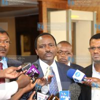 CORD Coalition Principals Kalonzo Musyoka (Center)
