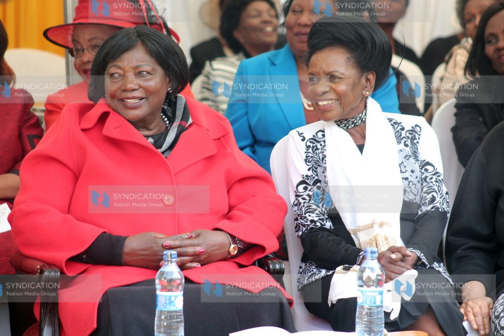 Memorial service for the late Jane Kiano at her home in Karen