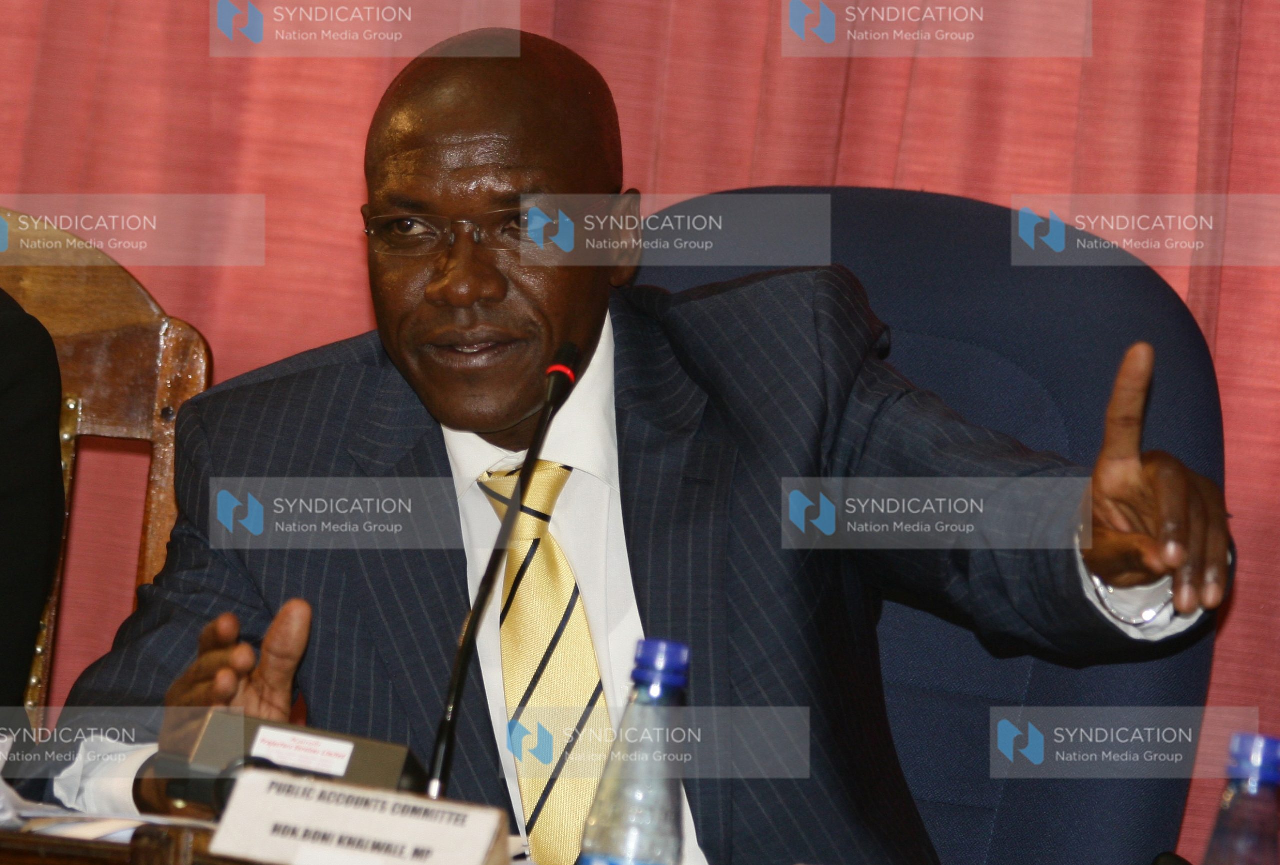 Public Select Committee on Finance chair Bony Khalwale