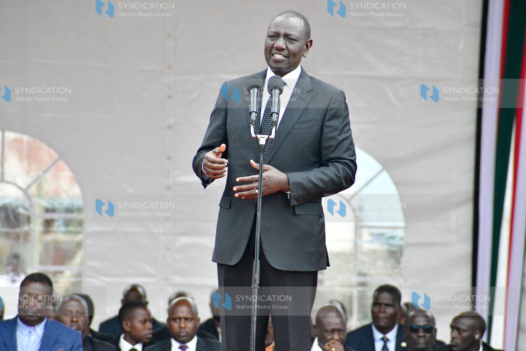 Burial service of the late marathoner Kelvin Kiptum