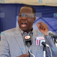 Cabinet Secretary Dr Fred Matiang'i addresses Kisumu residents