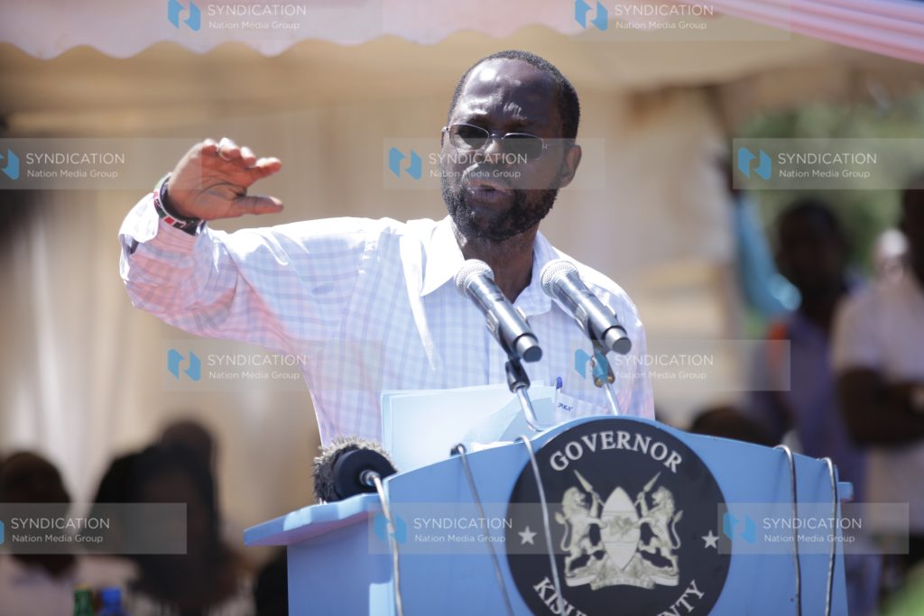 Kisumu Governor Anyang' Nyong'o addresses Kisumu residents