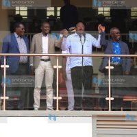 President Uhuru Kenyatta (second right)