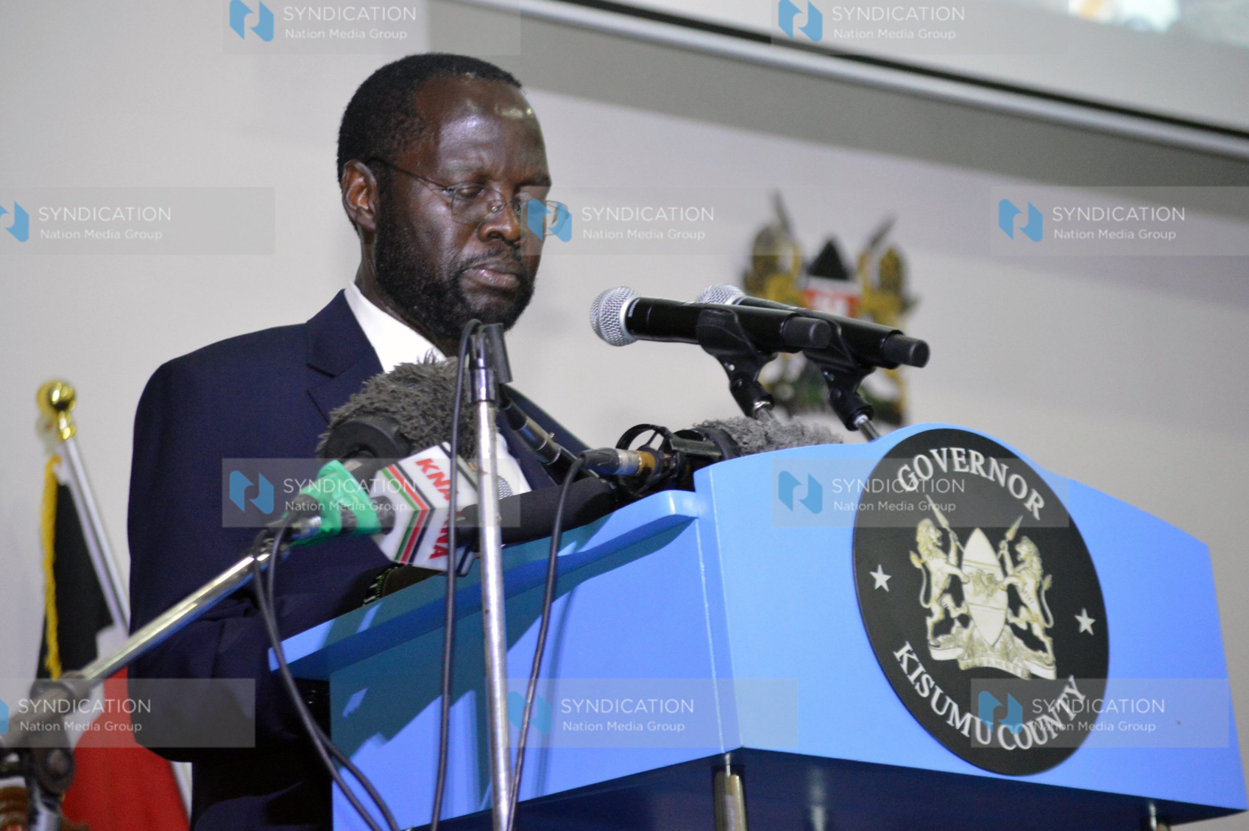 State of the county address at the Grand Royal Swiss hotel in Kisumu