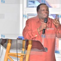 Francis Atwoli addresses during the organization’s executive board meeting