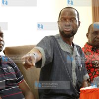 Kisumu Governor Anyang’ Nyong’o (centre)