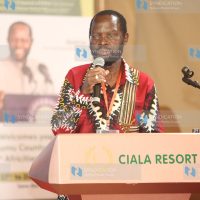 Kisumu Governor Anyang Nyong’o gives a speech