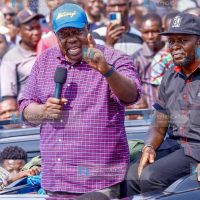 Dr Fred Matiang’i speaks to residents of Luanda, Vihiga County