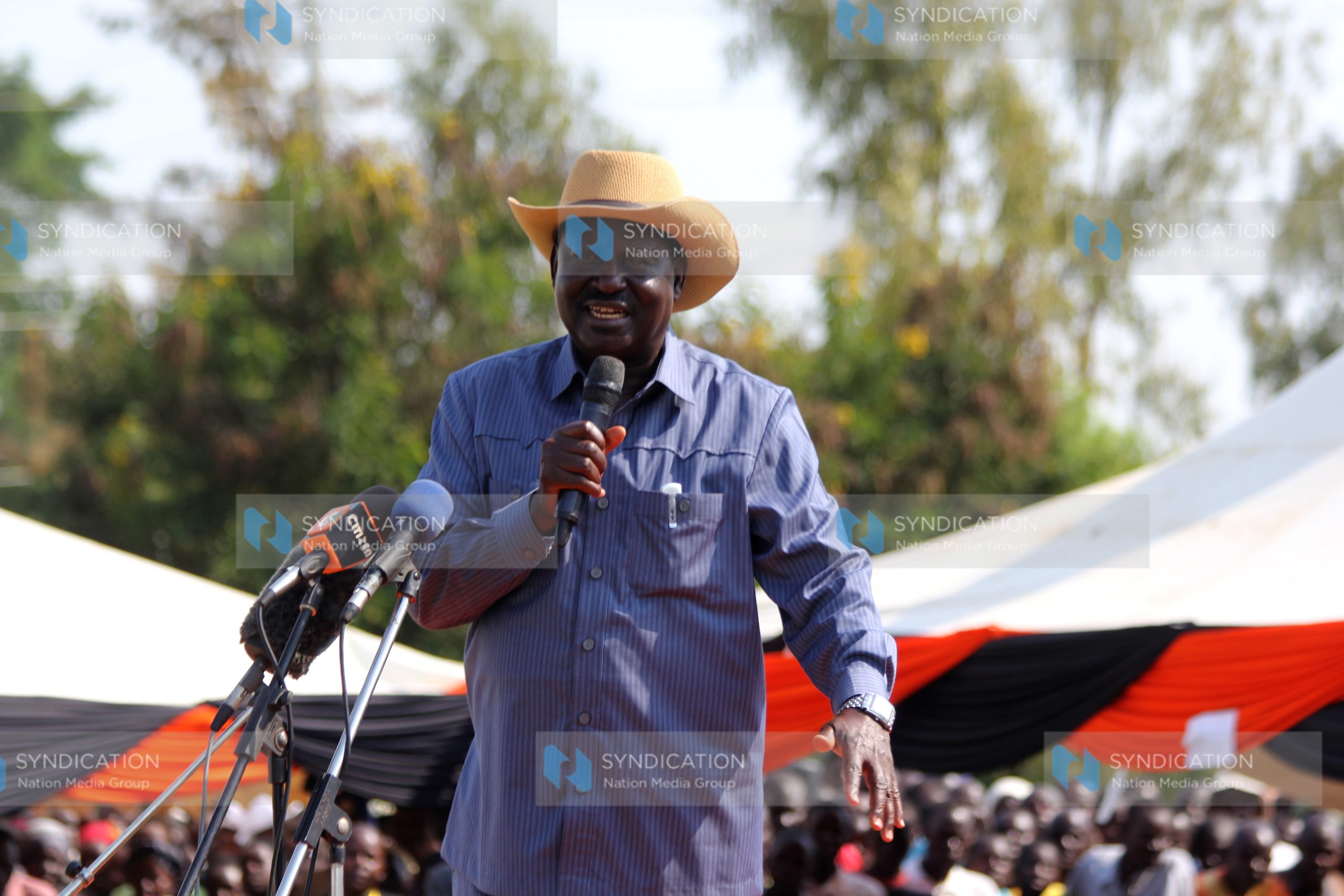 Former Prime Minister Raila Odinga