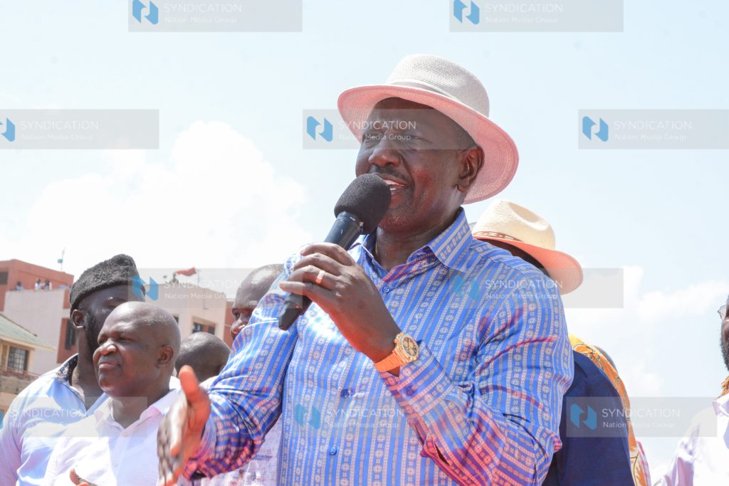 President William Ruto addresses Kisumu residents