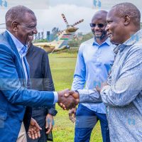 Prayer service led by Bishop John Mark Haung' Godia