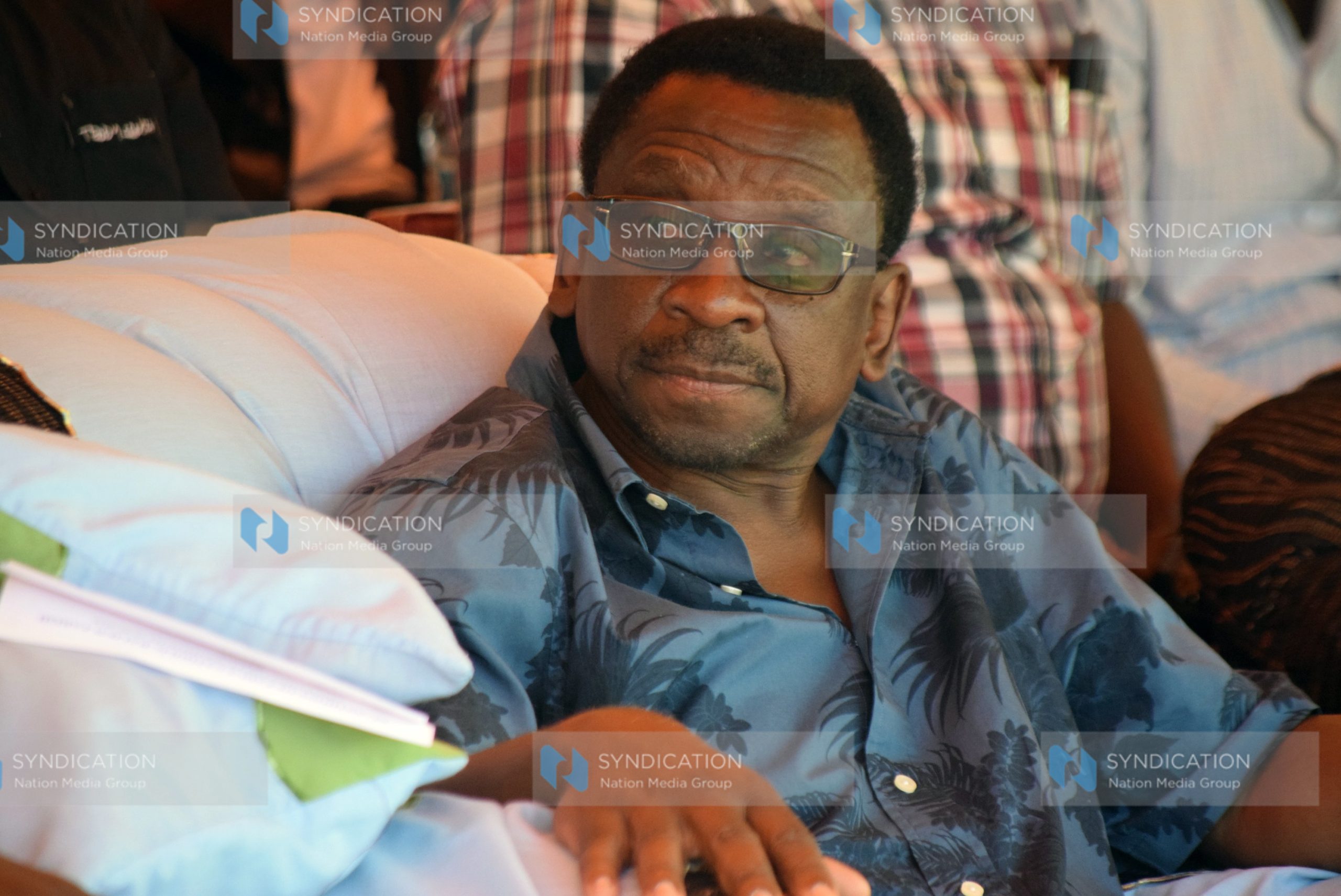 Senate Minority Leader James Orengo at Raliew Catholic church