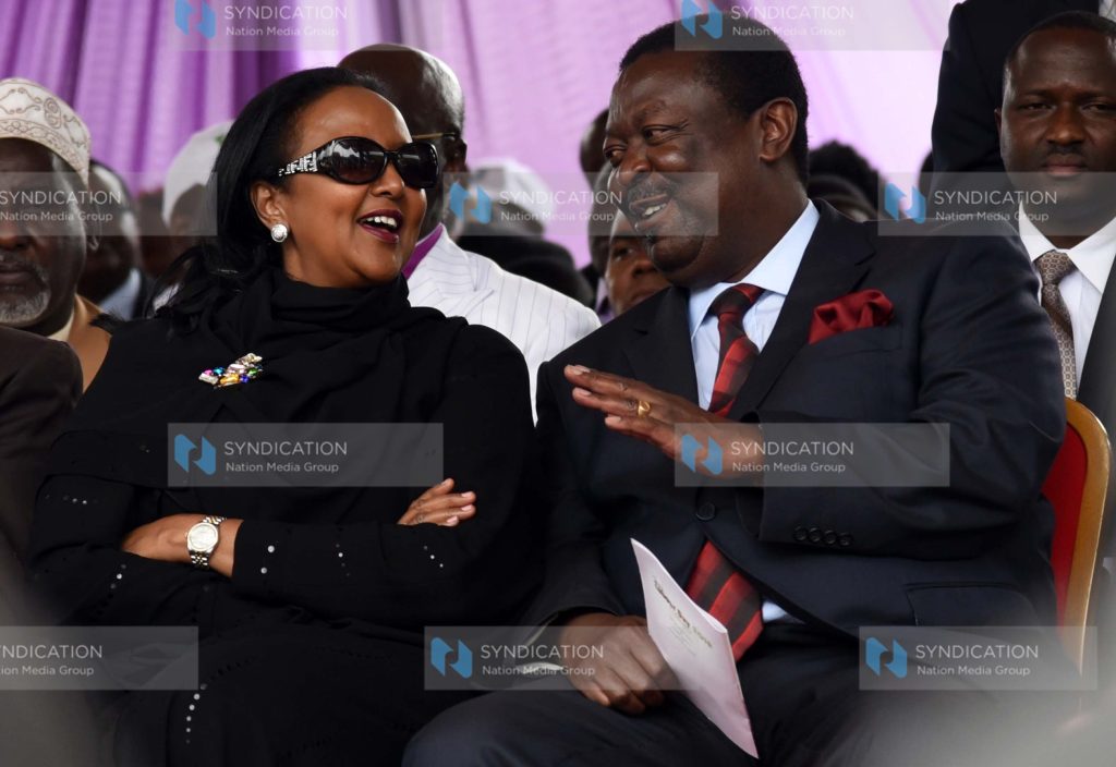 Amina Mohamed and ANC Party Leader Musalia Mudavadi
