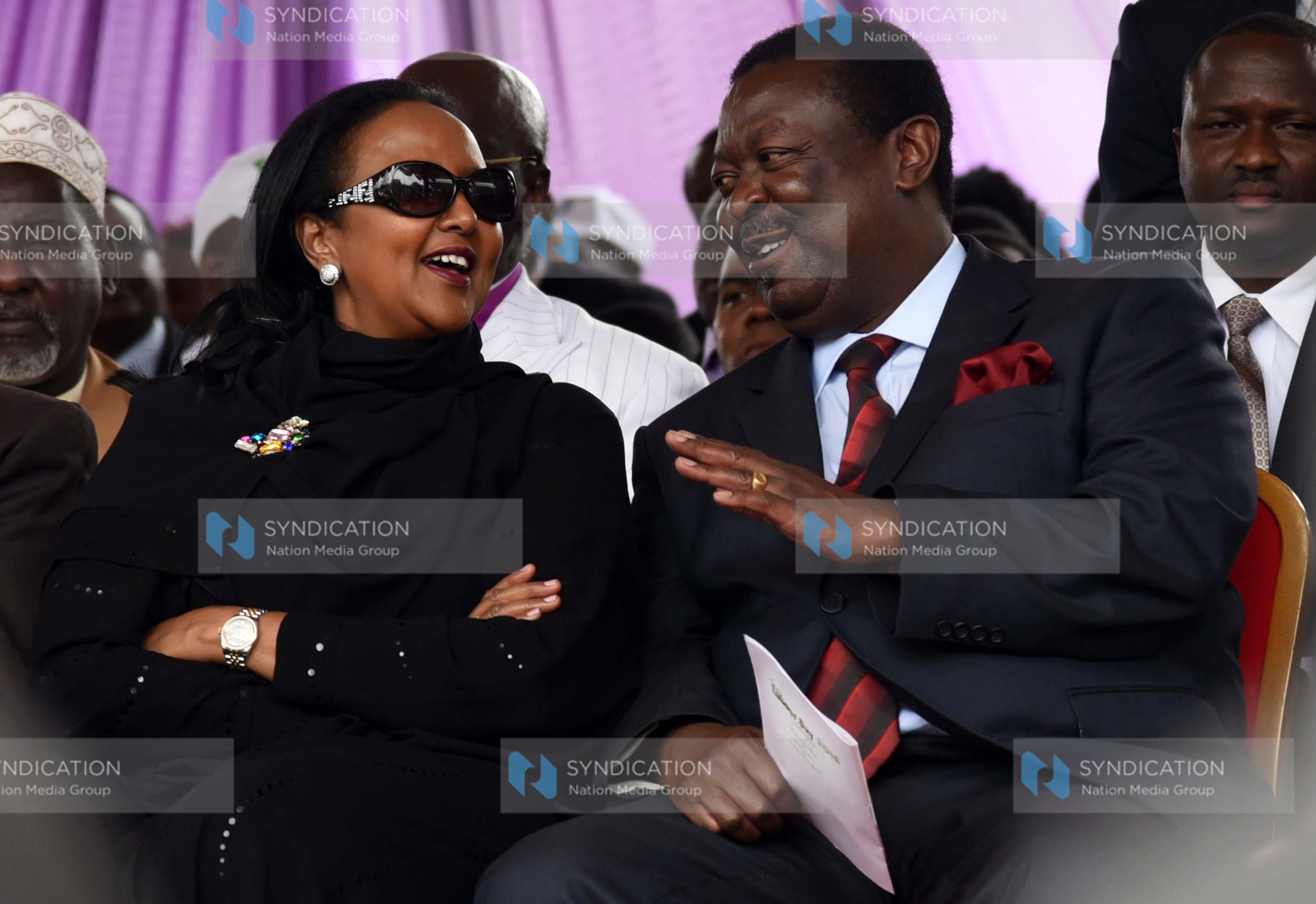 Amina Mohamed and ANC Party Leader Musalia Mudavadi