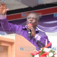Francis Atwoli speaks during the Labour Day Celebrations