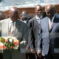 Burial ceremony of the late retired Lt General James Lelasian Lengees