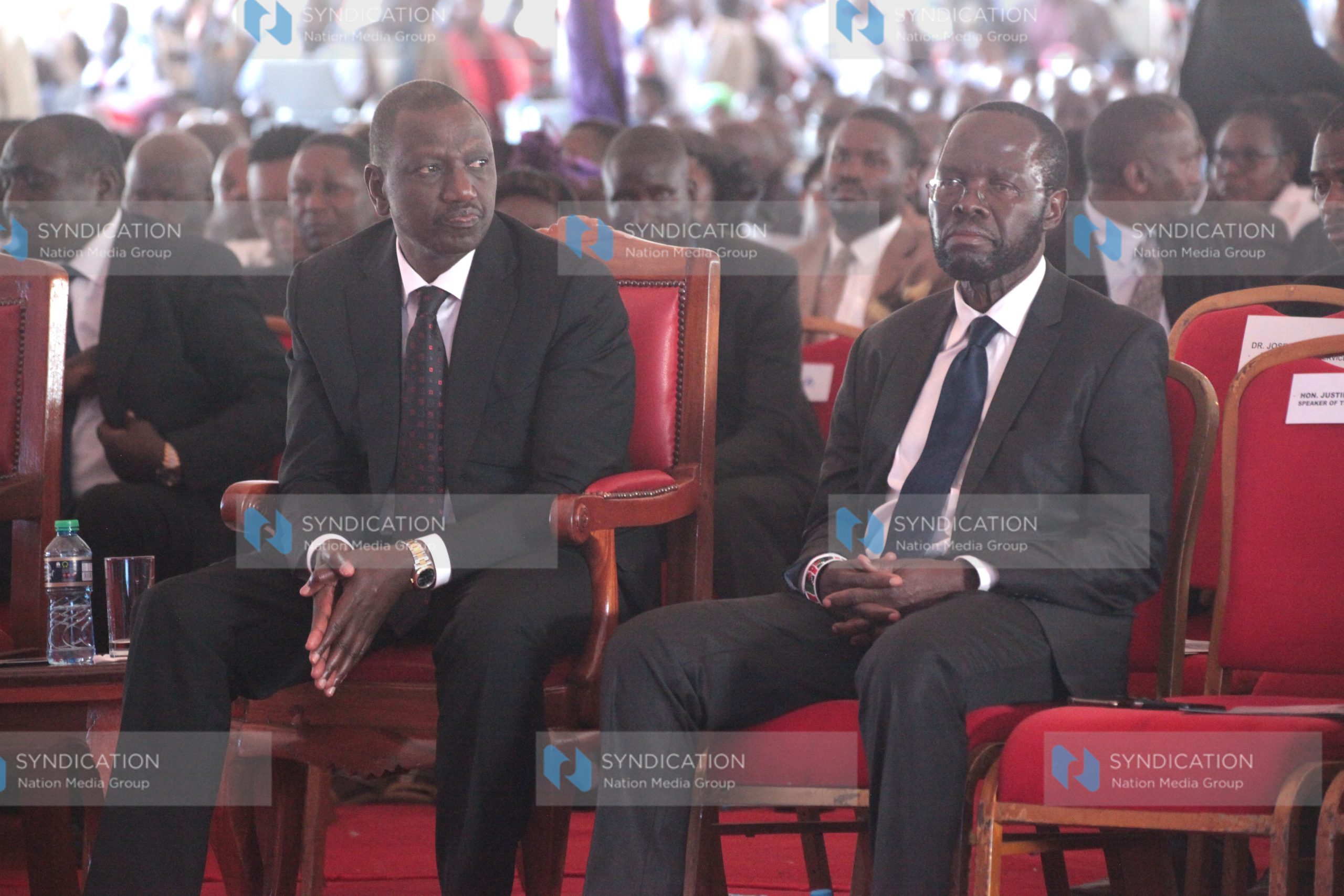 Deputy President William Ruto and Kisumu Governor Anyang Nyong’o