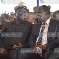 Raila Odinga and Kakamega Governor Wycliffe Oparanya