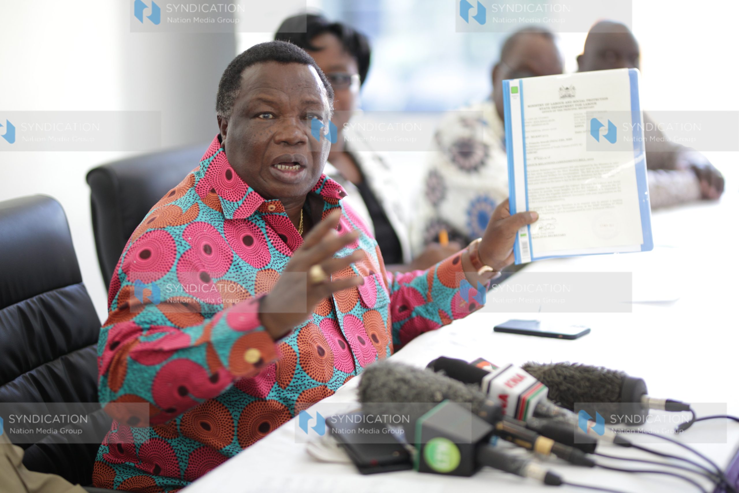 COTU Boss Francis Atwoli