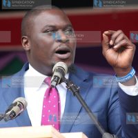 Johnson Sakaja at Uhuru Park Recreational grounds