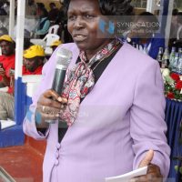 Higher Education Minister Prof. Margaret Kamar addresses the press