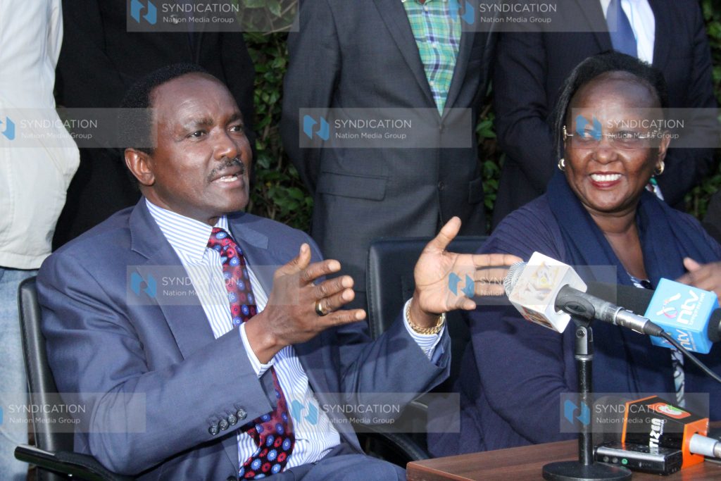 Wiper party leader Kalonzo Musyoka