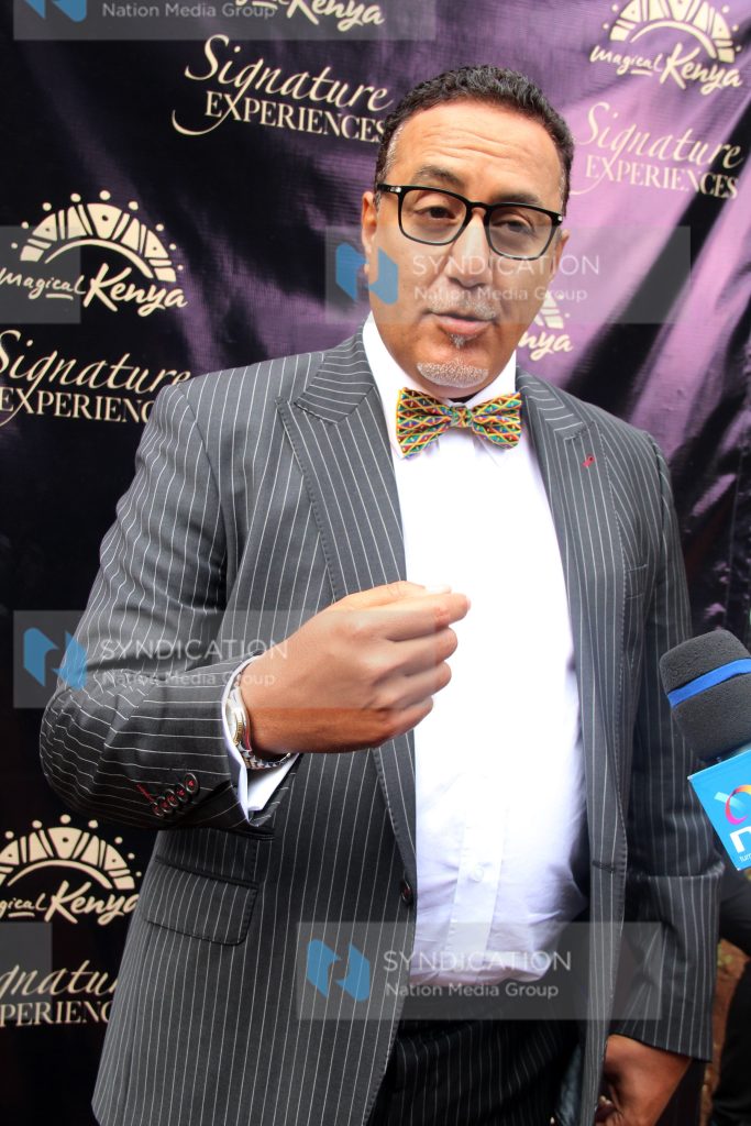 Najib Balala during the award ceremony