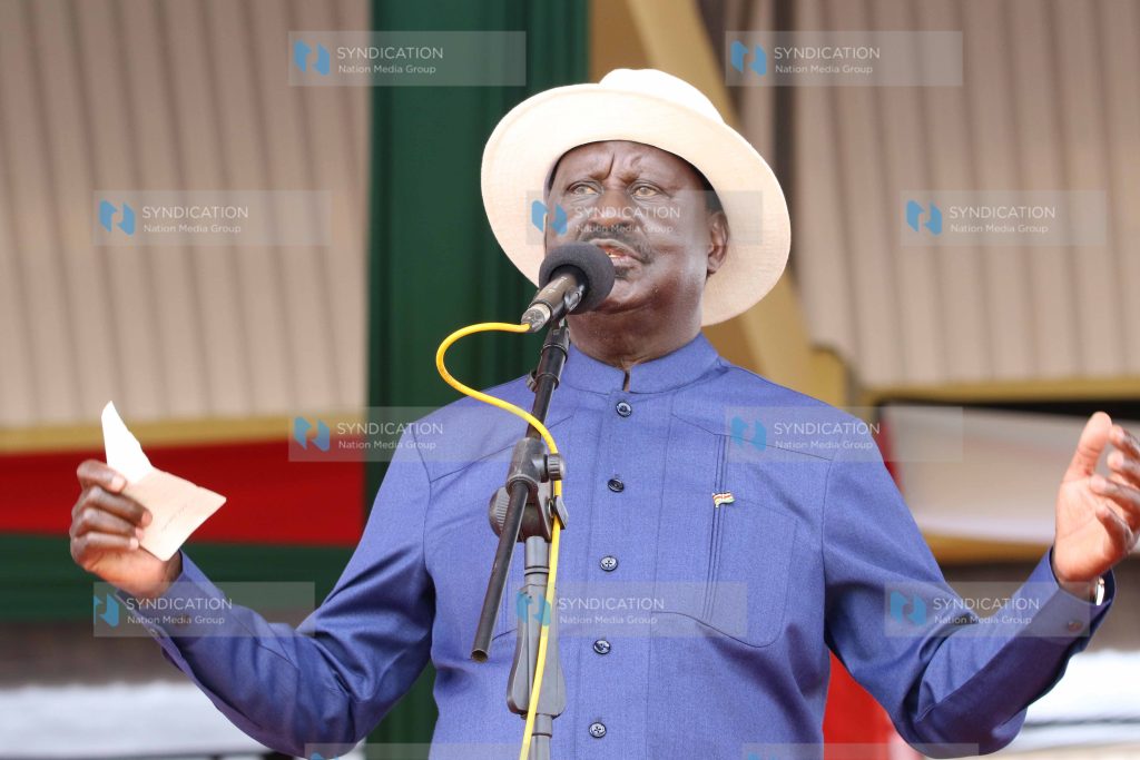 Mashujaa Day celebrations at Wang’uru Stadium in Kirinyaga County