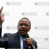 President Uhuru Kenyatta addresses TNA Supporters at Mlango Kubwa