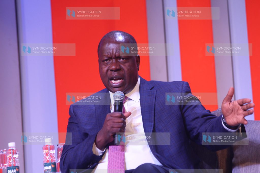 Cabinet Secretary Fred Matiang'i during SOAR Africa