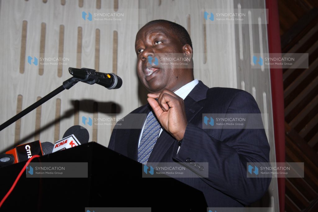 Education CS Fred Matiang'i speaks