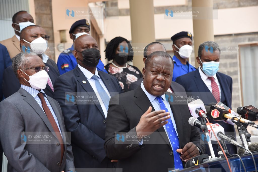 Interior Cabinet Secretary Fred Matiang'i