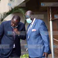 CS George Magoha after meeting with the Catholic Bishops at Holy Family Basilica