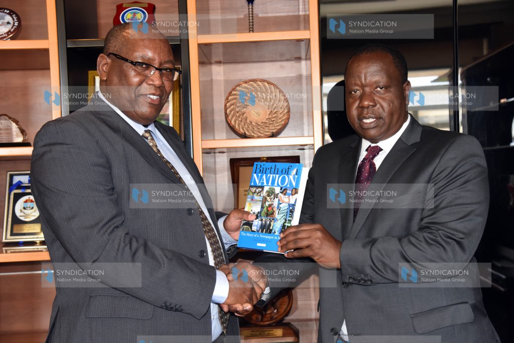 Book titled Birth of a Nation from Nation Media Group