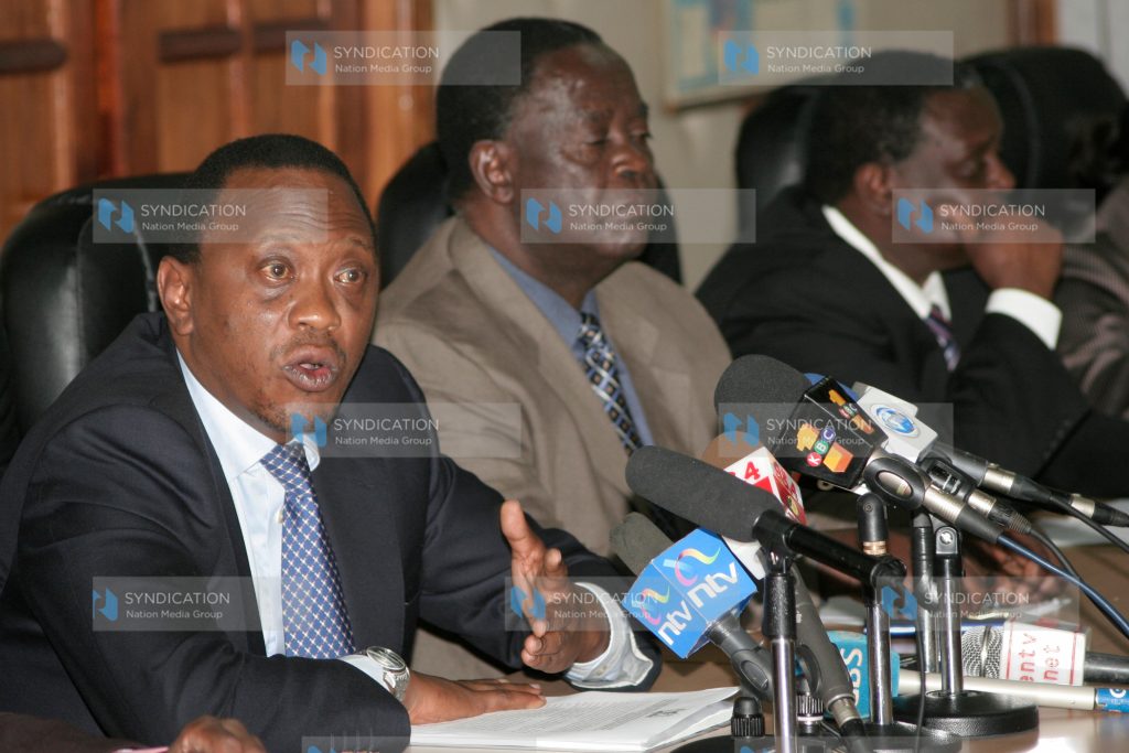 Joint press conference at the Treasury in Nairobi