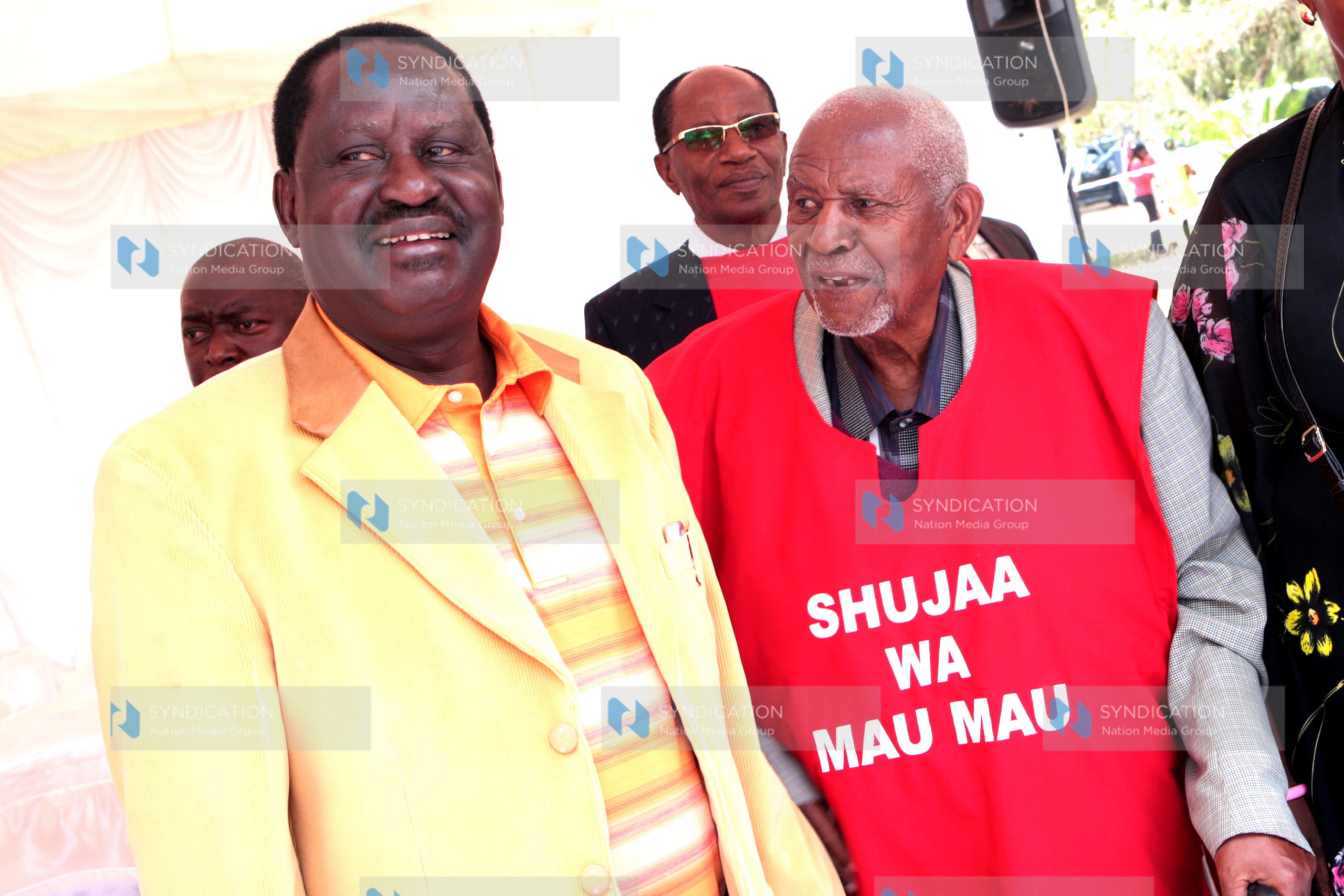 Memorial service for victims of the MAUMAU war