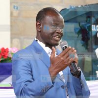 Meru Senator Kiraitu Murungi addresses faithfuls at Methodist Church of Kenya