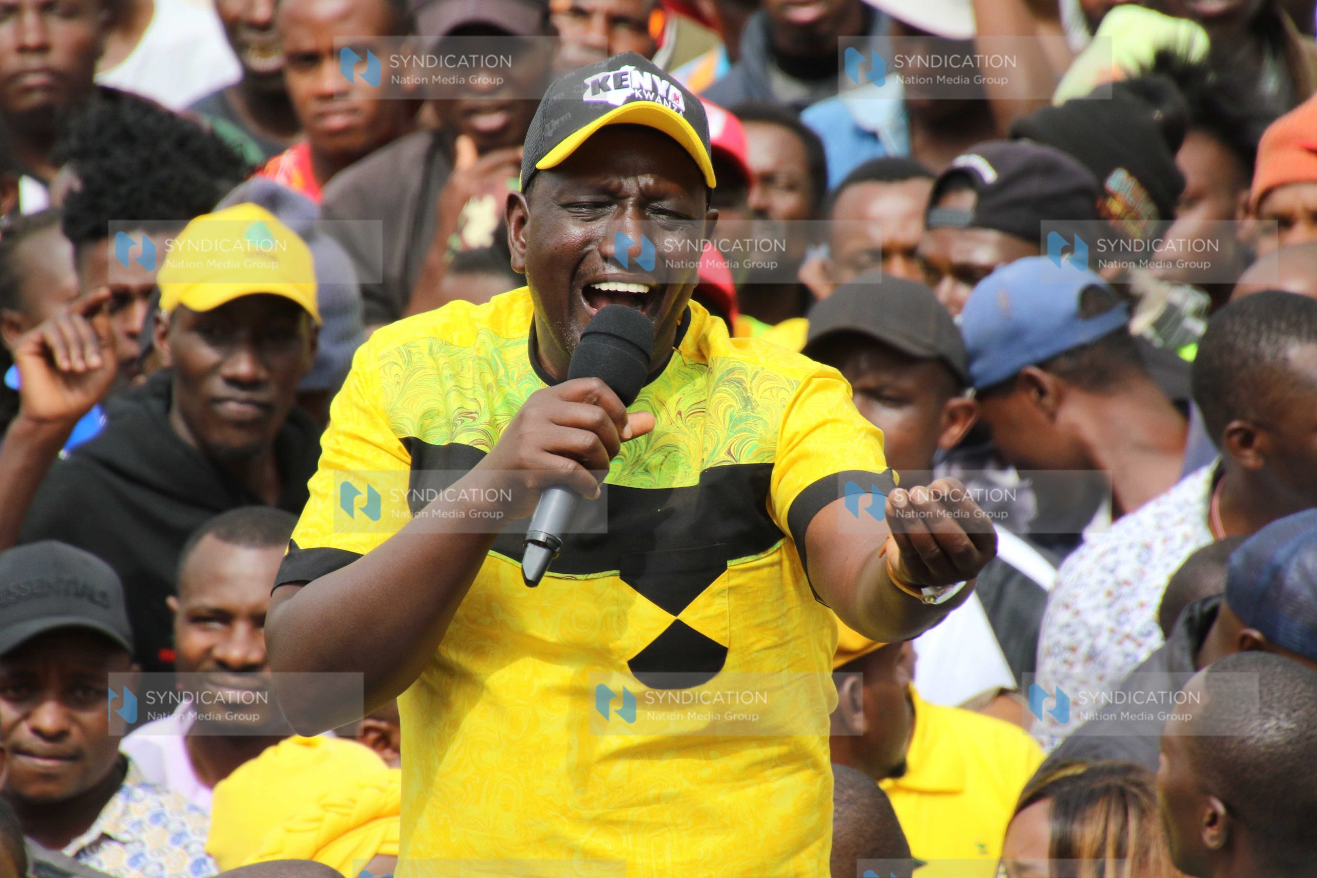 Kenya Kwanza campaign rally in Meru town